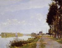 Monet, Claude Oscar - The Promenade at Argenteuil